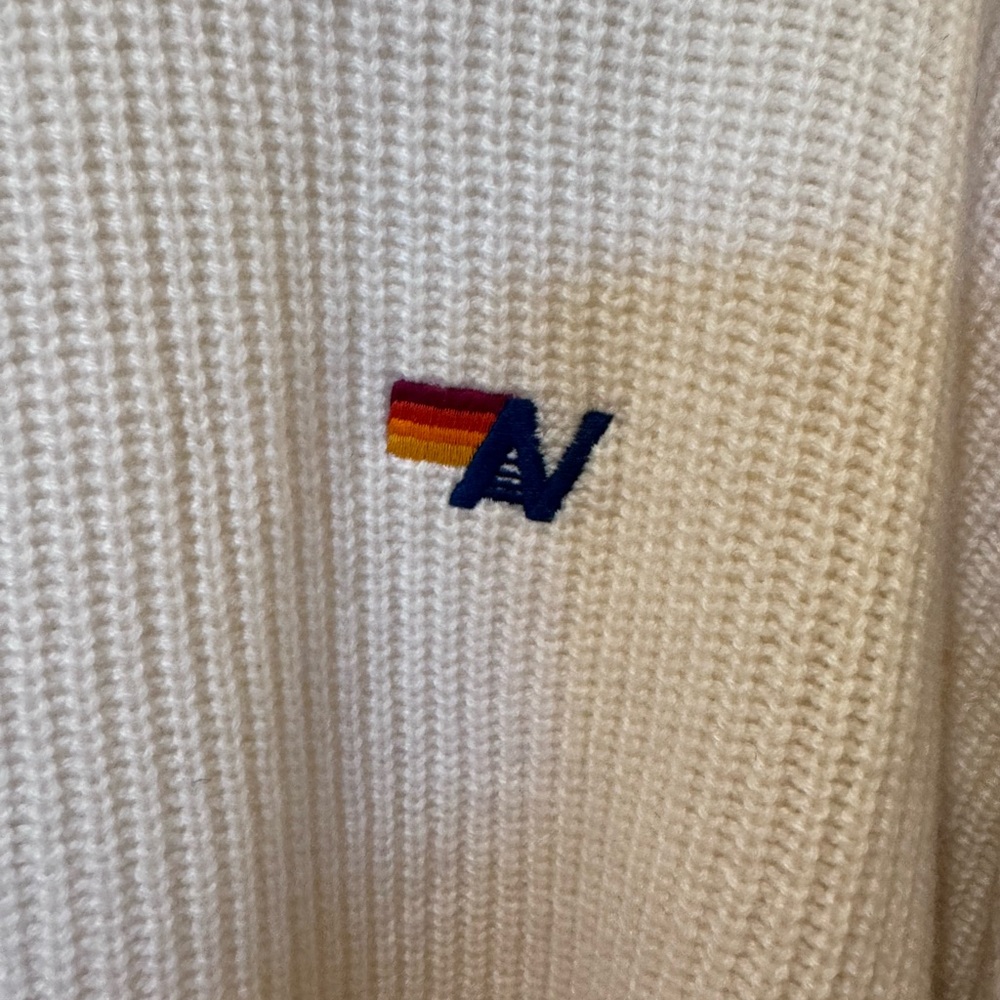 Aviator nation cream vintage white cashmere sweater - Picture 2 of 4